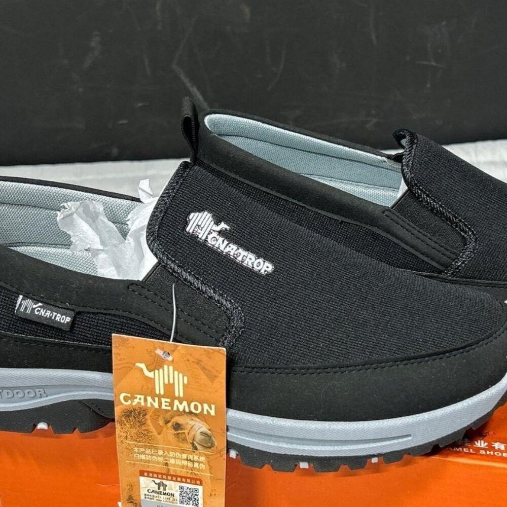 Canemon Black Casual Slip on Men's Sz. 11.5 NIB